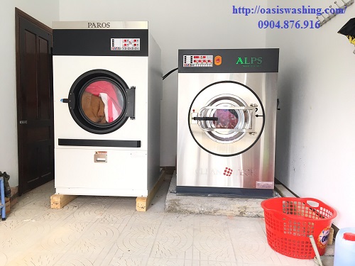 Lắp đặt máy giặt công nghiệp Hàn Quốc tại Tuần Giáo Điện Biên
